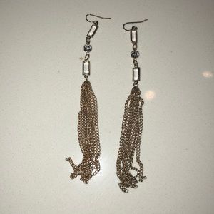 Hanging gold earrings🤩🤩🤩